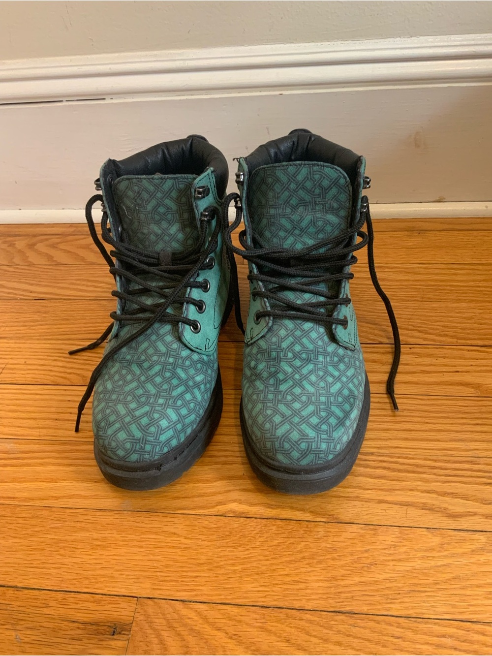 Irish Celtic Shamrock Asboots Vegan Boots, All-Season Boots